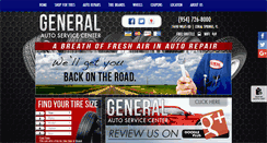 Desktop Screenshot of generalautoservicecenter.com