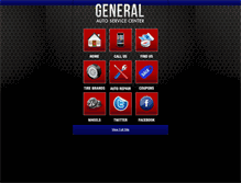 Tablet Screenshot of generalautoservicecenter.com